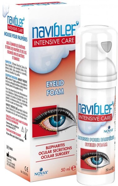 Novax Naviblef Intensive Care Αφρός Βλεφάρων για Βλεφαρίτιδα, 50ml