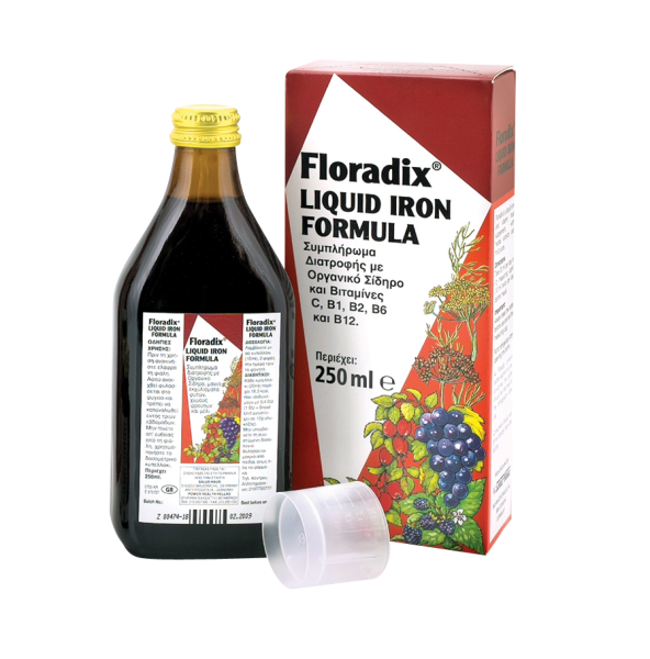 Power Health Floradix Τονωτικό Συμπλήρωμα Διατροφής, 250ml
