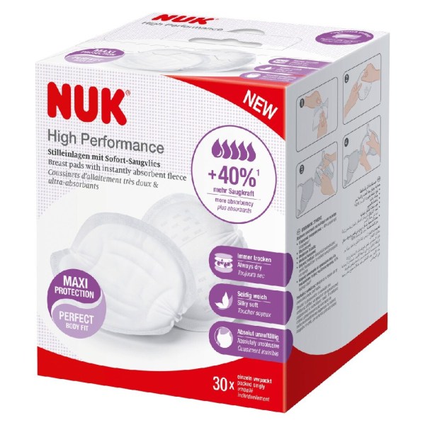 Nuk High Performance Επιθέματα Στήθους 30 Τεμάχια ανά Κουτί