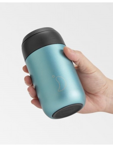 Chilly's Original Coffee Cup 340ml | Matte Blue