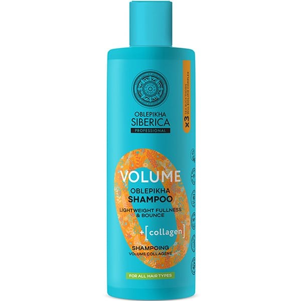 Natura Siberica Oblepikha Volume Shampoo για Όλους τους Τύπους Μαλλιών, 400ml