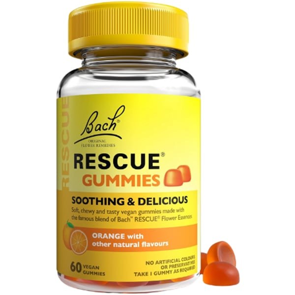 Power Health Bach Rescue Gummies με γεύση Πορτοκάλι, 60 ζελεδάκια