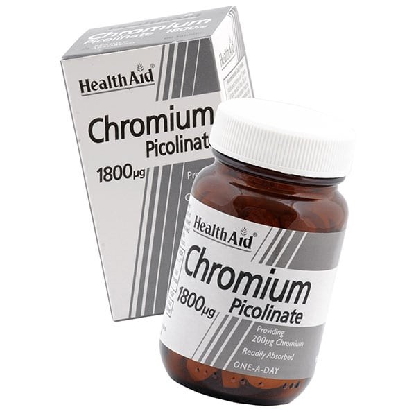 Health Aid Chromium Picolinate 1800 μg, 60 ταμπλέτες