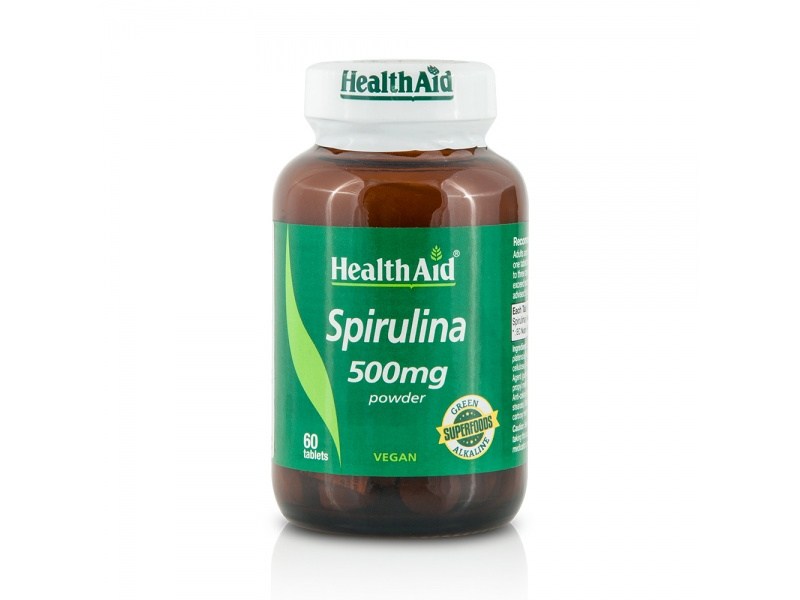 Health Aid Spirulina 500mg 60 ταμπλέτες
