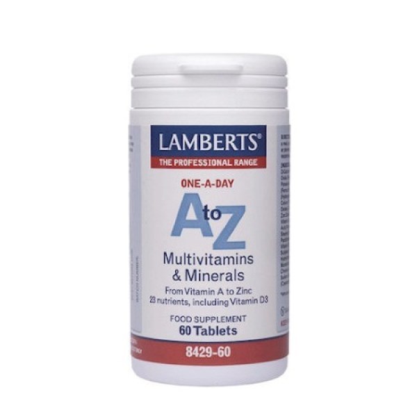 Lamberts A to Z Multivitamins & Minerals Πολυβιταμίνη & Μέταλλα x60 tabs 