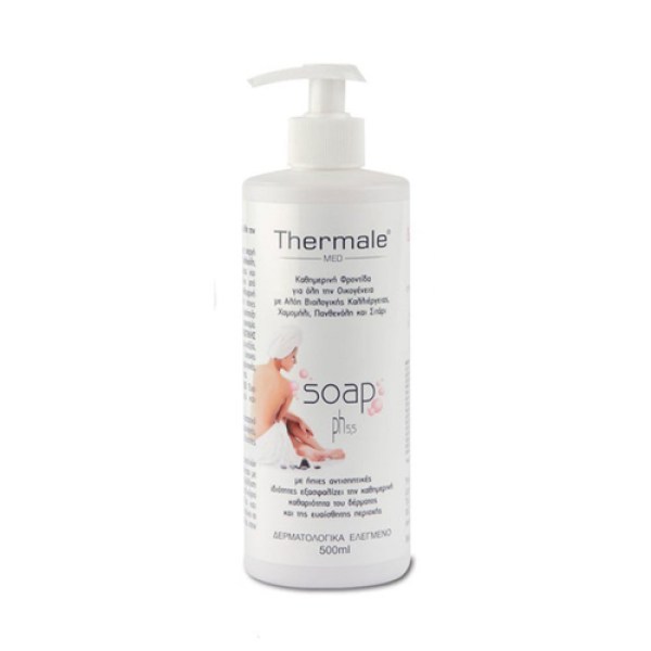 Thermale MED Soap PH5.5 Καθημερινή Φροντίδα για Όλη την Οικογένεια με Ήπιες Αντισηπτικές Ιδιότητες 500ml