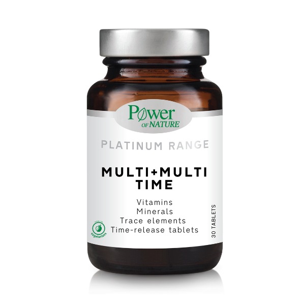 Power Health Classics Platinum Multi+Multi Time Πολυβιταμίνη Βραδείας Αποδέσμευσης 30Tabs