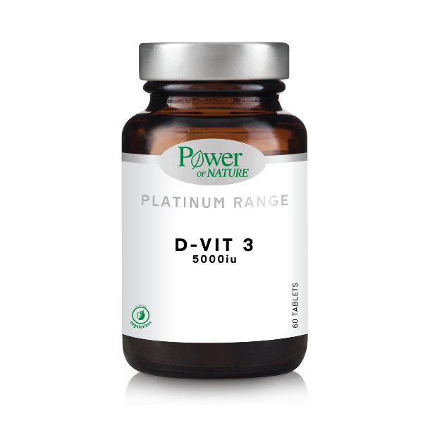 Power of Nature Platinum Range D-Vit3 5000iu, 60tabs