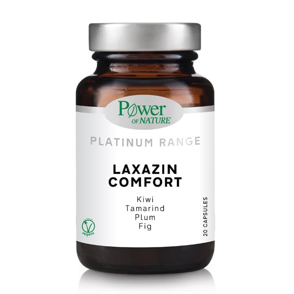 Power Of Nature Platinum Range Laxazin Comfort, Για την Αντιμετώπιση της Δυσκοιλιότητας, 20δισκία