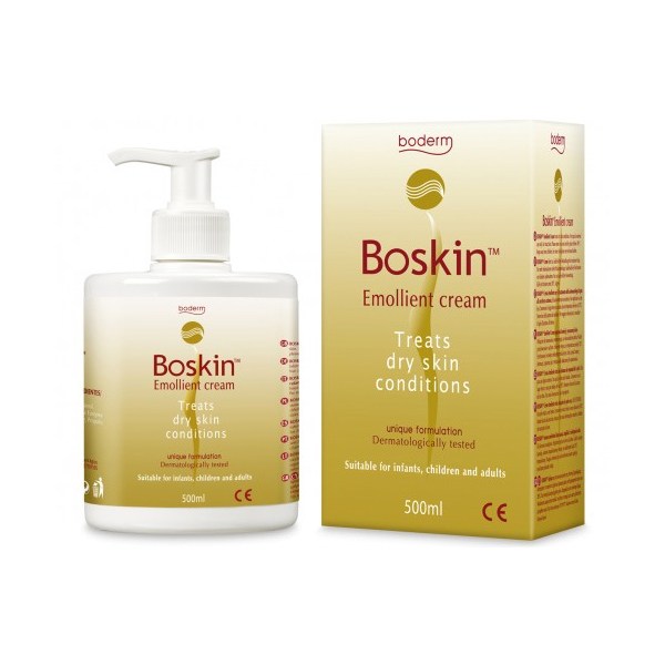 Boderm Boskin Emolient Cream Μαλακτική Κρέμα Σώματος 500 ml