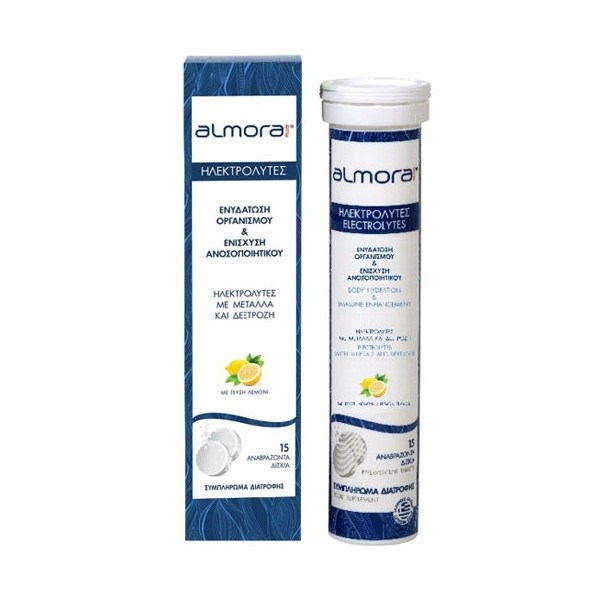 Almora Plus Electrolytes Συμπλήρωμα Διατροφής με Ηλεκτρολύτες 15tabs