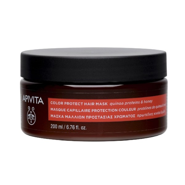 Apivita Color Protect Μάσκα Μαλλιών Προστασίας Χρώματος, 200ml