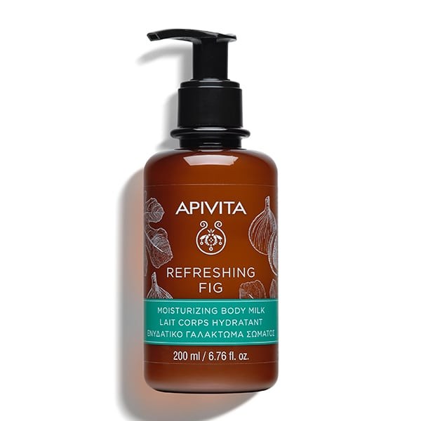 Apivita Refreshing Fig Moisturizing Body Milk, Ενυδατικό Γαλάκτωμα Σώματος 200ml