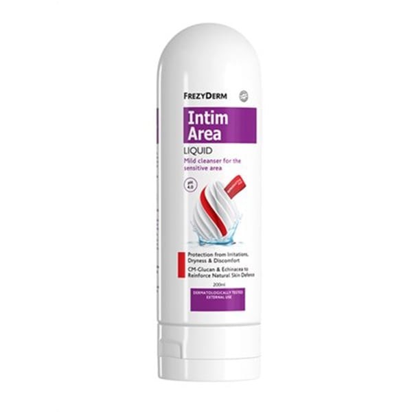 Frezyderm Intim Area Liquid, Εξειδικευμένο Καθαριστικό της Ευαίσθητης Περιοχής 200ml