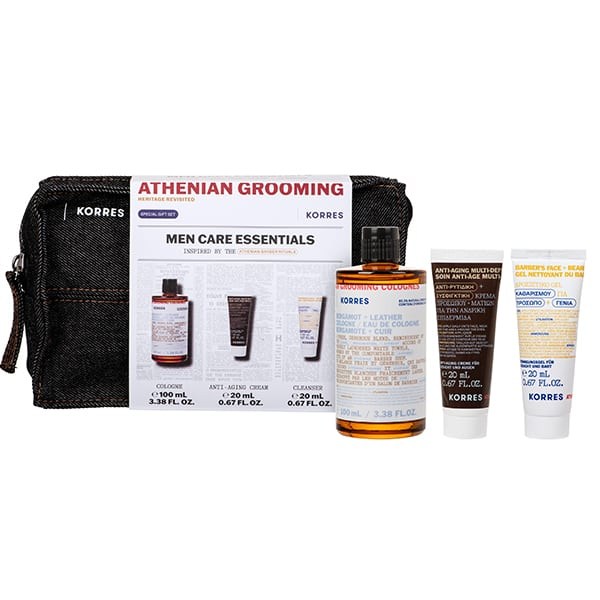 Korres Promo Athenian Grooming Άρωμα 100ml & Κρέμα Αντιγήρανσης 20ml & Καθαριστικό Προσώπου 20ml