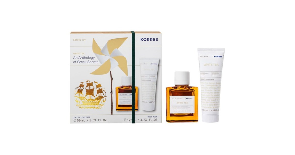 Korres Promo White Tea For Her Eau de Toilette 50ml & Body Milk 125ml