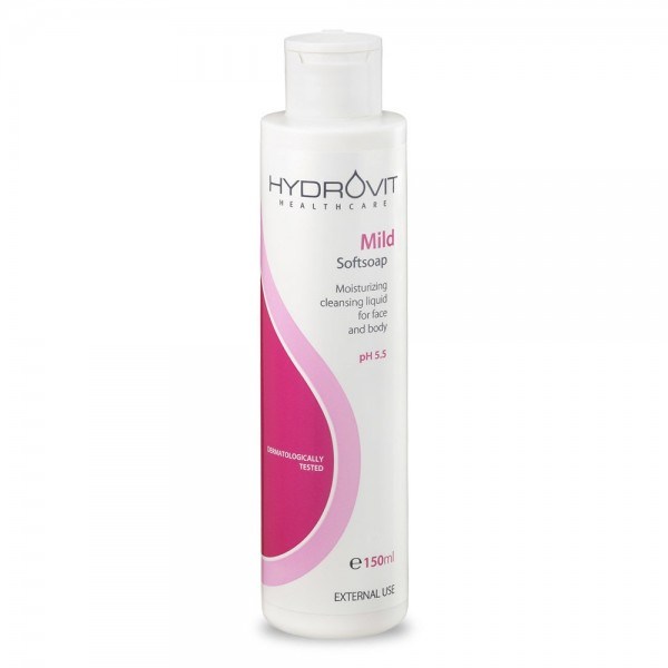 Hydrovit Mild Softsoap pH5.5 Ήπιο υγρό καθαρισμού προσώπου και σώματος