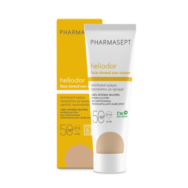 Pharmasept Heliodor Face Tinted Sun Cream Spf 50 50ml