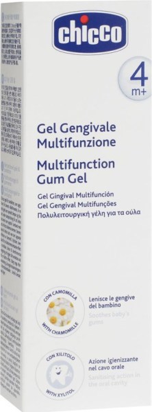 Chicco Multifunction Gum Gel Πολυλειτουργική Γέλη για τα Ούλα 4m+, 30ml