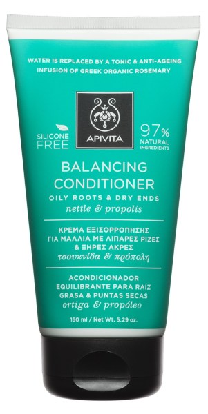 Apivita Balancing Conditioner Κρέμα Μαλλιών Εξισορρόπησης για Λιπαρές Ρίζες & Ξηρές Άκρες με Τσουκνίδα & Πρόπολη, 150ml