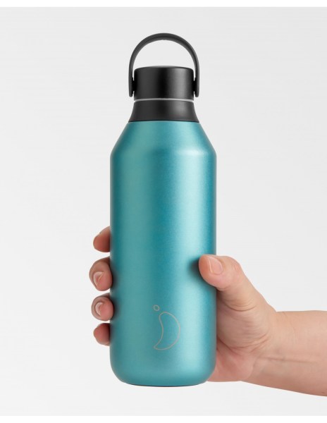 Chilly's Series 2 Reusable Bottle 500ml | Metallic Lavender