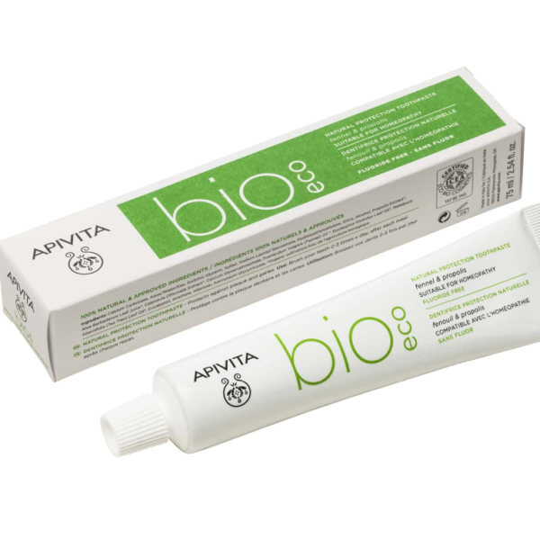 Apivita Bio Ntural Protection Toothpaste fennel & propolis, 75ml