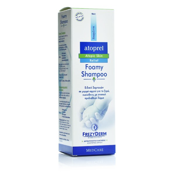Frezyderm Atoprel Foamy Shampoo, Σαμπουάν για Ατοπικό Δέρμα 150ml