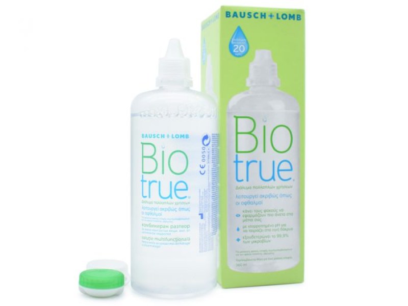 Biotrue Bausch & Lomb Bio True Υγρό Φακών Επαφής 360ml