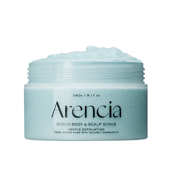 Arencia Fresh Cloud Body & Scalp Scrub French Mint & Lily - Απολεπιστικό Scrub Σώματος & Κεφαλιού - Μέντα & Κρίνο 260g