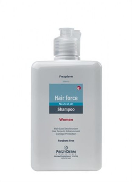 Frezyderm Hair Force Shampoo Women Τριχοτονωτικό Σαμπουάν Ειδικά Μελετημένο για Γυναίκες 200ml.