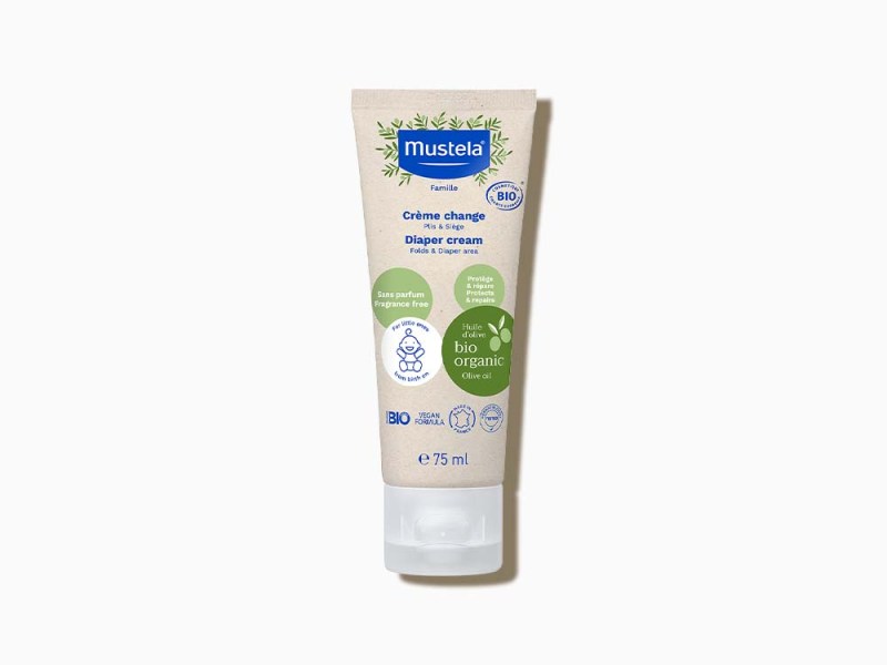 Mustela Organic Diaper Cream Βιολογική Κρέμα Αλλαγής Πάνας, 75ml