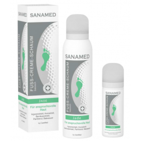 SANAMED Jade Κρέμα-Αφρός Ποδιών για απαιτητικές επιδερμίδες, 50 ml