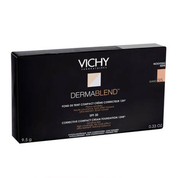 Vichy Dermablend Compact Cream SPF30 35 Sand Make-Up - Συμπαγής Πούδρα Make-Up Προσώπου No35 9.5g