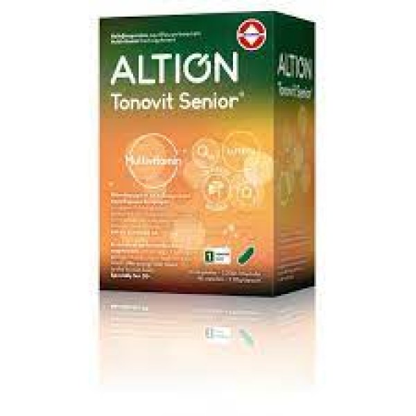 Altion Tonovit Senior Ενισχυμένη Πολυβιταμίνη για Σωματική & Πνευματική Τόνωση για Ηλικίες 50+  40cap