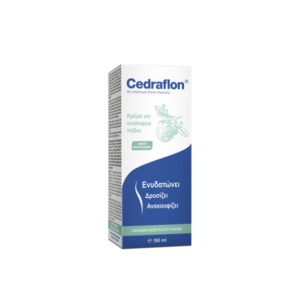 Cedraflon Cream -Δροσιστική Κρέμα για Ενυδάτωση & Αναζωογόνηση των Ποδιών, 150ml