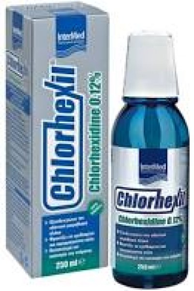 Chlorhexil 0.12% Διάλυμα Χλωρεξιδίνης 0,12% Με Εκχυλίσματα Βοτάνων Χωρίς Οινόπνευμα για Τοπική Στοματική Χρήση 250ml