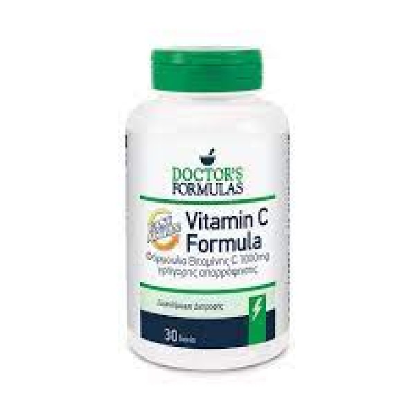 Doctor's Formulas Vitamin C 1000mg Fast Action Φόρμουλα Βιταμίνης C Γρήγορης Απορρόφησης 30tab