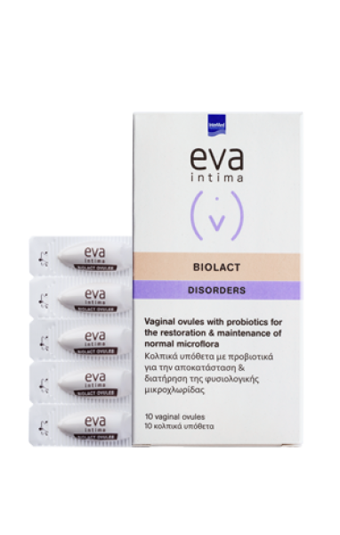 Eva Biolact Ovules 10 Κολπικά Υπόθετα 