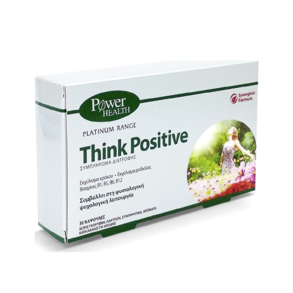 Power Health Think Positive 30caps Συμπλήρωμα Διατροφής με Συμπλευγα Βιταμινών B