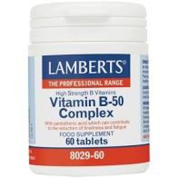 Lamberts Vitamin B-50 Complex 60 tabs 