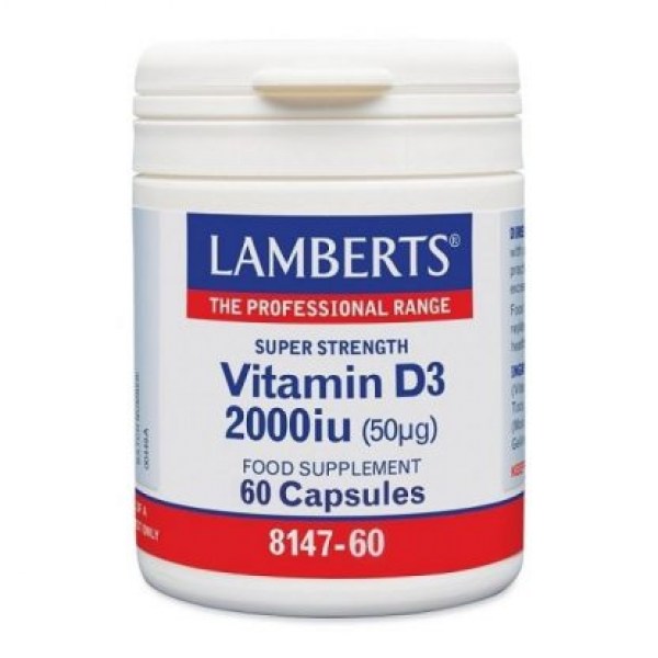 Lamberts Vitamin D3 2000IU 60 tabs 