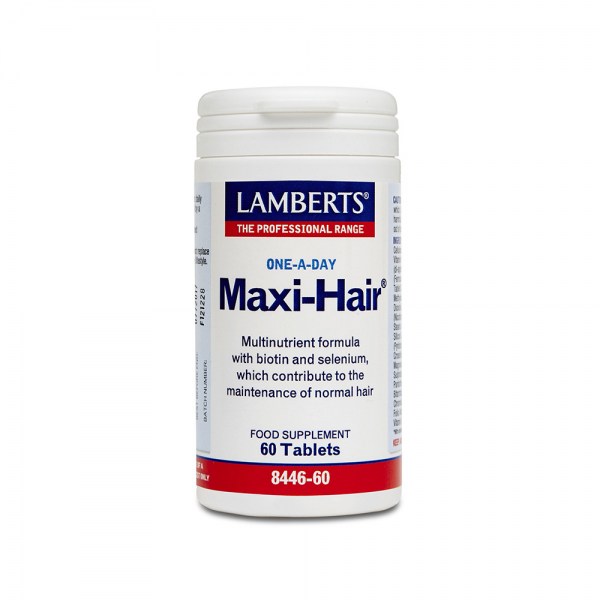 Lamberts Maxi-Hair Φόρμουλα κατά της Τριχόπτωσης & Ενδυνάμωσης των Μαλλιών 60tab