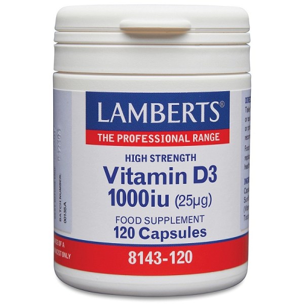 Lamberts Vitamin D3 1000IU 120 tabs 