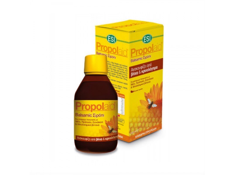 ESI Propolaid Balsamic Syrup Σιρόπι για Ανακούφιση του Βήχα και του Κρυολογήματος 180ml