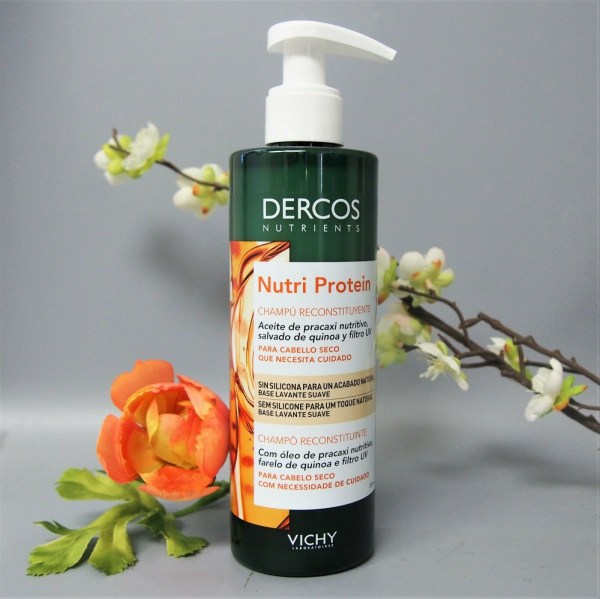 Vichy Dercos Nutri Protein Restorative Shampoo Σαμπουάν Αναδόμησης Για Ξηρά Μαλλιά 250ml