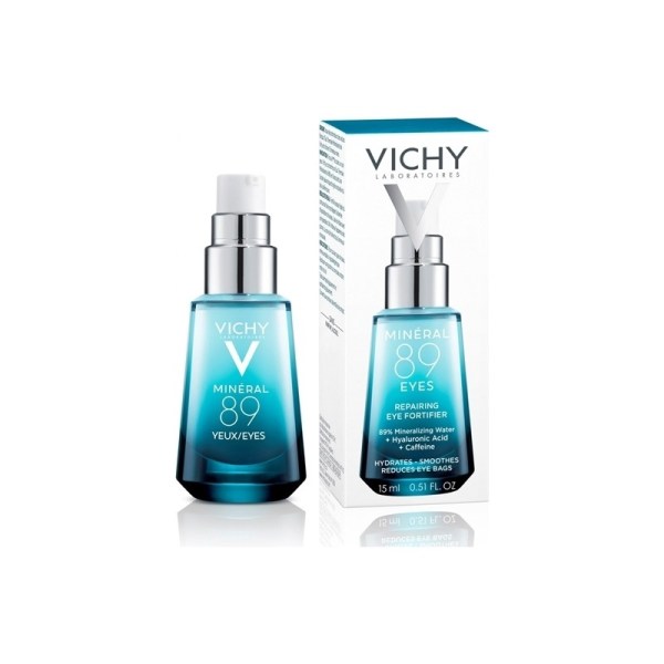 Vichy Mineral 89 Eyes, Ενυδατική Κρέμα Ματιών για Λαμπερό Βλέμμα 15ml